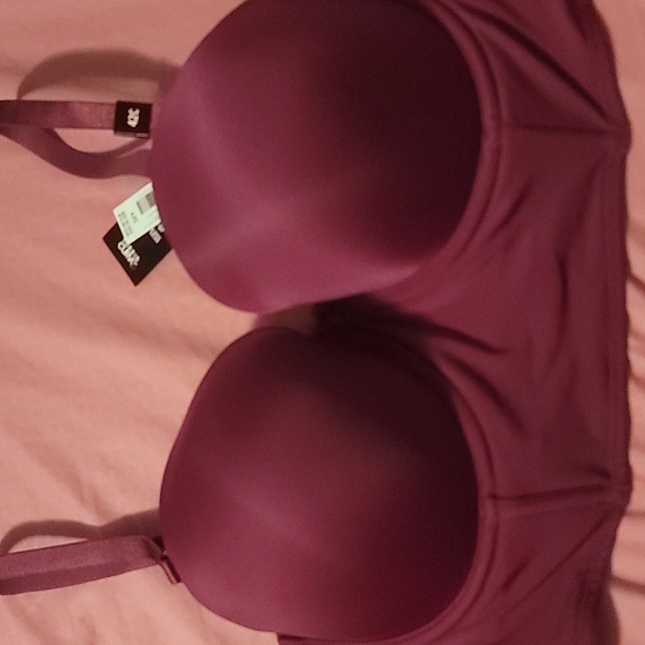 torrid Other - TORRID CURVE COLLECTION LONGLINE PUSH-UP STRAPLESS BRA:PINK/PURPLE: NWT: SZ 42C